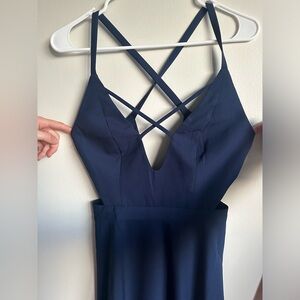 Navy blue NBD dress